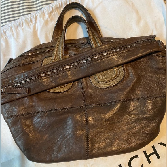 Givenchy Unisex Soft Brown Leather Medium Nightingale Bag - Picture 4 of 12